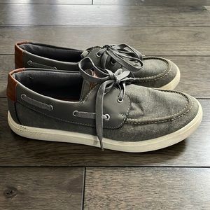 Sonoma gray and leather shoes